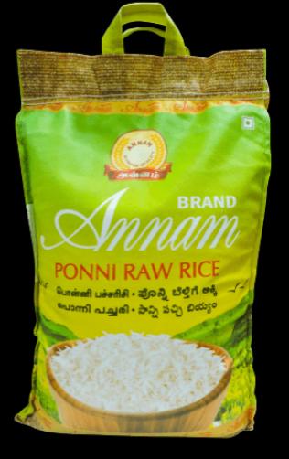 Annam: 10kg Ponni Raw Rice