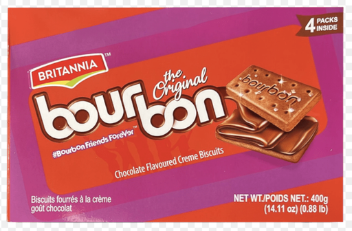 Britania: 400g Cream Treat Bourbon