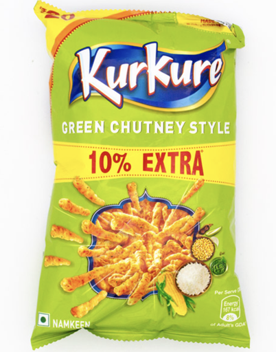 Kurkure: 85g Green Chutney Style