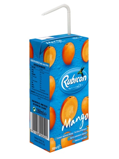 Rubicon: 288ml Mango Juice HalfSugar