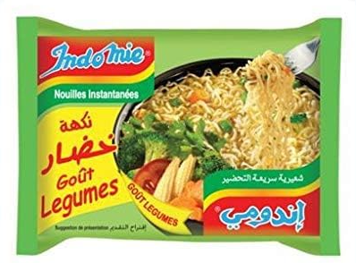 Indomie: 70g Vegetables Noodles(AFP)