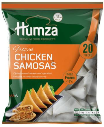 Humza: 650g Huhn/ Chicken Samosa (Halal)