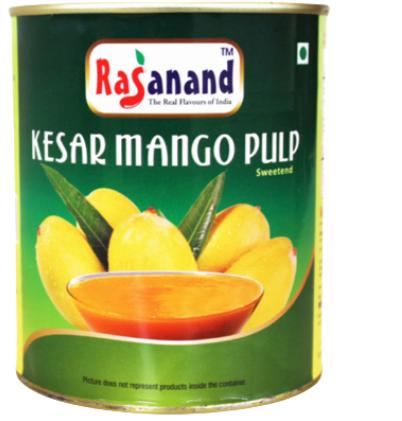 Rasanand: 800g Kesar Mango Pulp