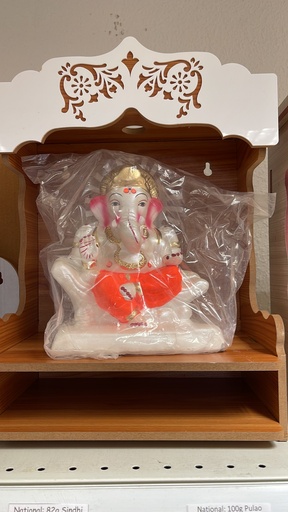 Colour Ganesh Murti (8 Inch)