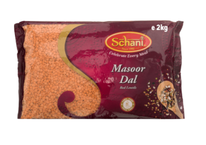 Schani: 2kg Red Lentils (Masoor Dal)