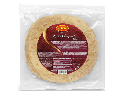 Schani: 750g Roti/Chapatti White 10Pcs
