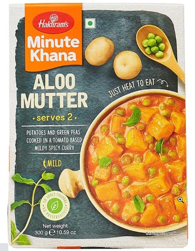 Haldiram: 300g RTE Aloo Mutter