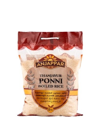 Anjappar: 5kg Thanjavur Ponni Boiled Rice