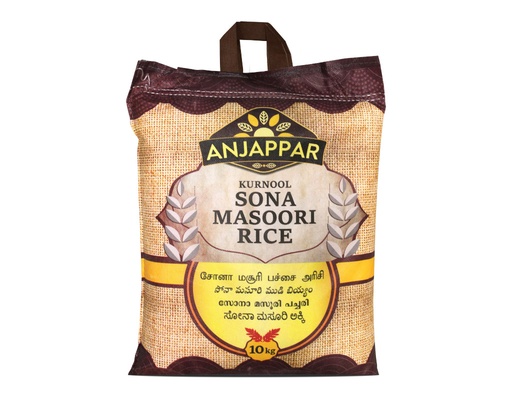 Anjappar: 10kg Sona Masoori Rice