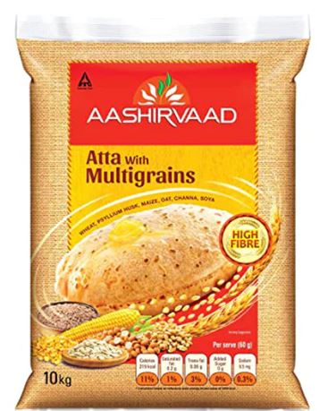 Aashirwad: 10kg Multigrain Atta