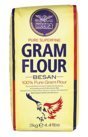 Heera: 2kg Gram Flour Besan (Kichererbsenmehl) 