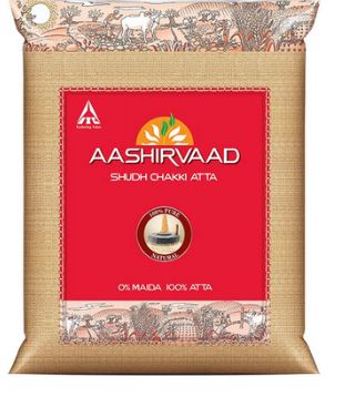 Aashirwad: 1kg Chakki Atta Flour