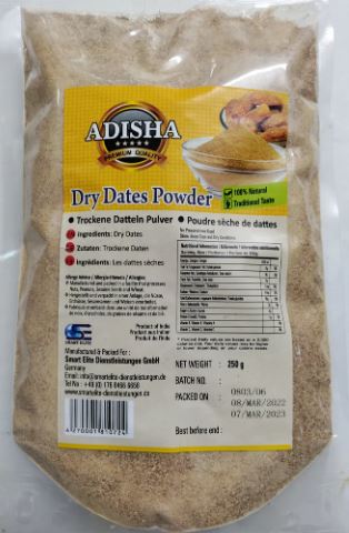 Adisha: 250g Dried Dates Powder