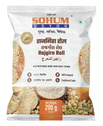 Sohum: 200g Rajgira Roll