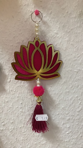 NW Deco: 1 Red Lotus Hanging