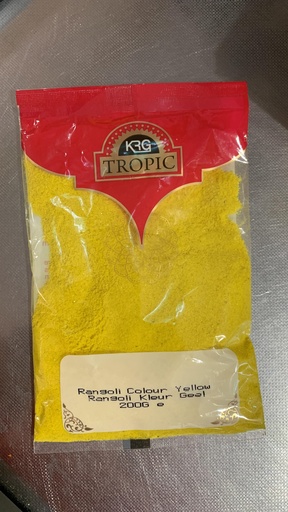 KRG: 200g Yellow Rangoli Colour