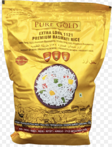 Pure Gold: 1kg Basmati Rice