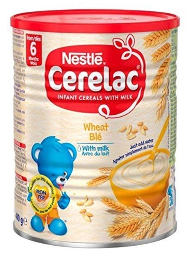 Nestle: 400g Cerelac Wheat with Milk