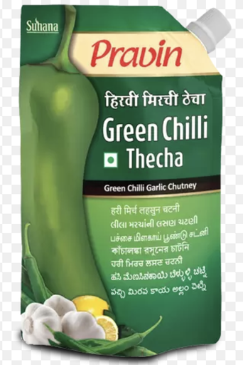 Suhana Pravin: 200g Green Chilli Thecha
