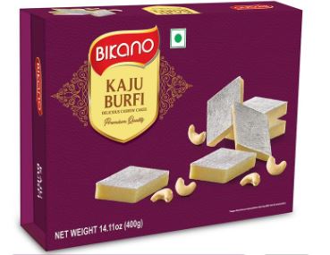 Bikano: 400g Kaju Burfi Frozen