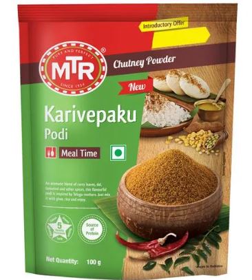 MTR: 100g Karvepaku Podi