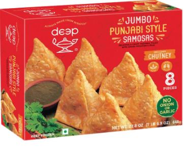 Deep: 680g Punjabi Samosa With Chutney