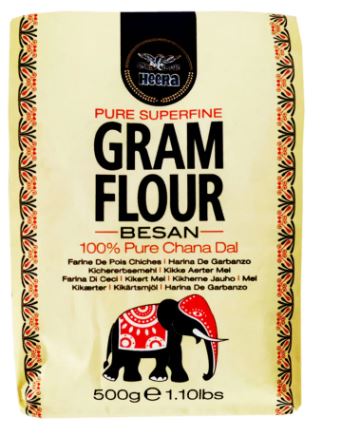 Heera: 1kg Gram Flour Besan (Kichererbsenmehl) 