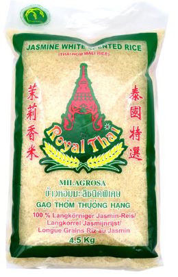 Royal Thai: 4,5kg Long grain Jasmin Rice