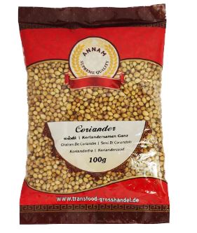 Annam: 100g Dhania/Coriander Seeds (Indori)