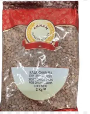 Annam: 2kg Kala Chana (Chickpeas Brown)