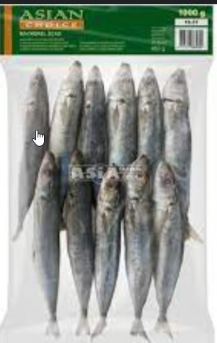 Asian Choice: 1kg Indian Makrele fish