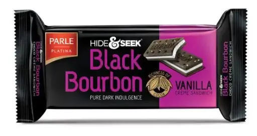 Parle: 100g Hide&Seek Black Bourbon Vanilla