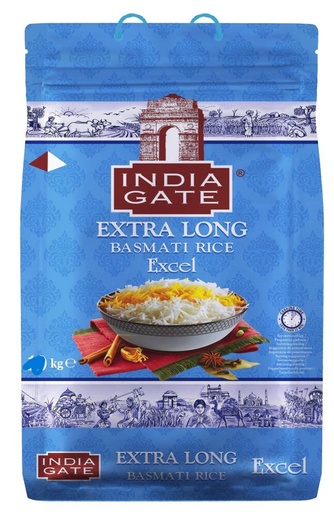 India Gate: 5kg Excel Basmati Rice