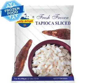Daily Delight: 908g Frozen Tapioca (Cassava) Sliced
