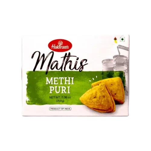 Haldiram: 200g Methi Puri
