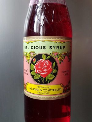 Delicious: 1l Rose Syrup
