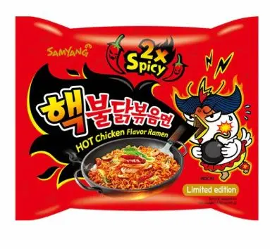 Samyang/Buldak: 140g Noodles 2xHot Chicken
