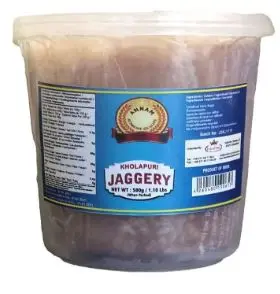 Annam: 500g Indian Gur Jaggery- Kolhapuri(Jaar)