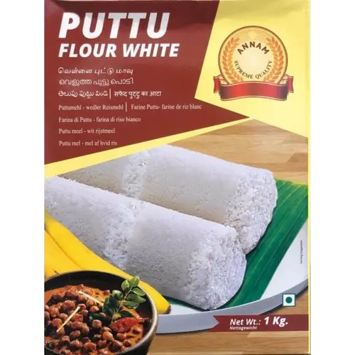 Annam: 1kg White Puttu Flour Roasted