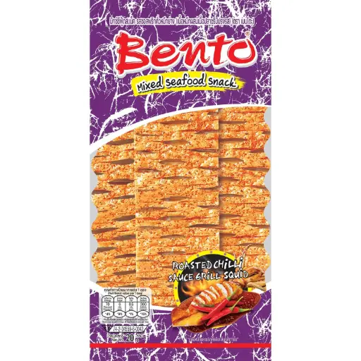 Bento: 20g Squid Snack Gegrillt & Chilisoße