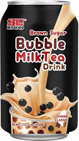 Rico: 340ml Bubble Milk Tea Brauner Zucker + Pfand 0,25