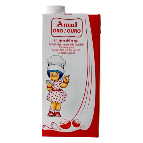 Amul: 1l Milk (6% Fett)