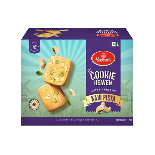 Haldiram: 200g Kaju Pista Cookies