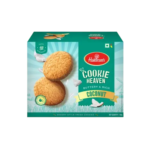 Haldiram: 180g Coconut Cookies