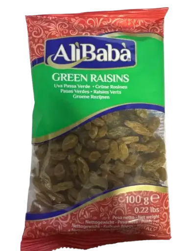 AB: 100g Raisins Green