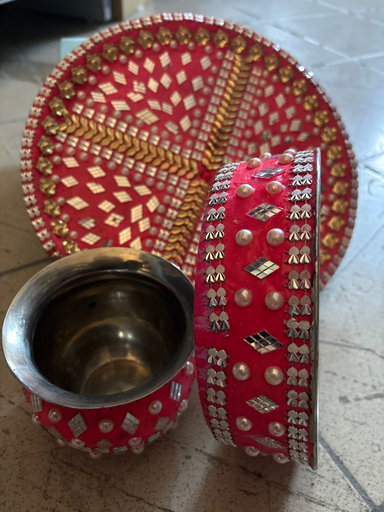 Karwa Chauth Kit Steel (3 pcs)