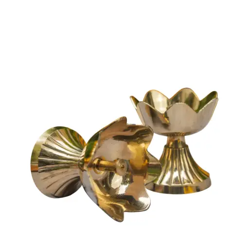 NW: Brass Lotus Diya Small