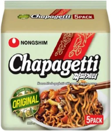 Nongshim: 140g Chapaghetti Noodles 5er Packung