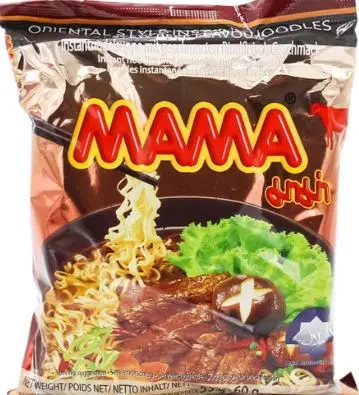 Mama: 55g Instant Rice Nudeln Rinderragout