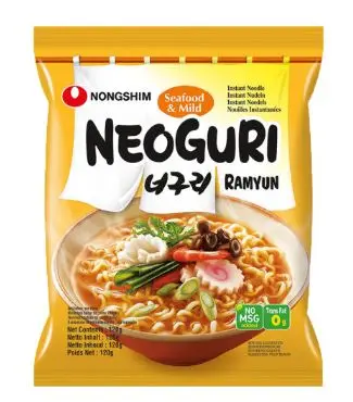 Nongshim: 120g Neoguri Ramyun Seafood Mild Noodle